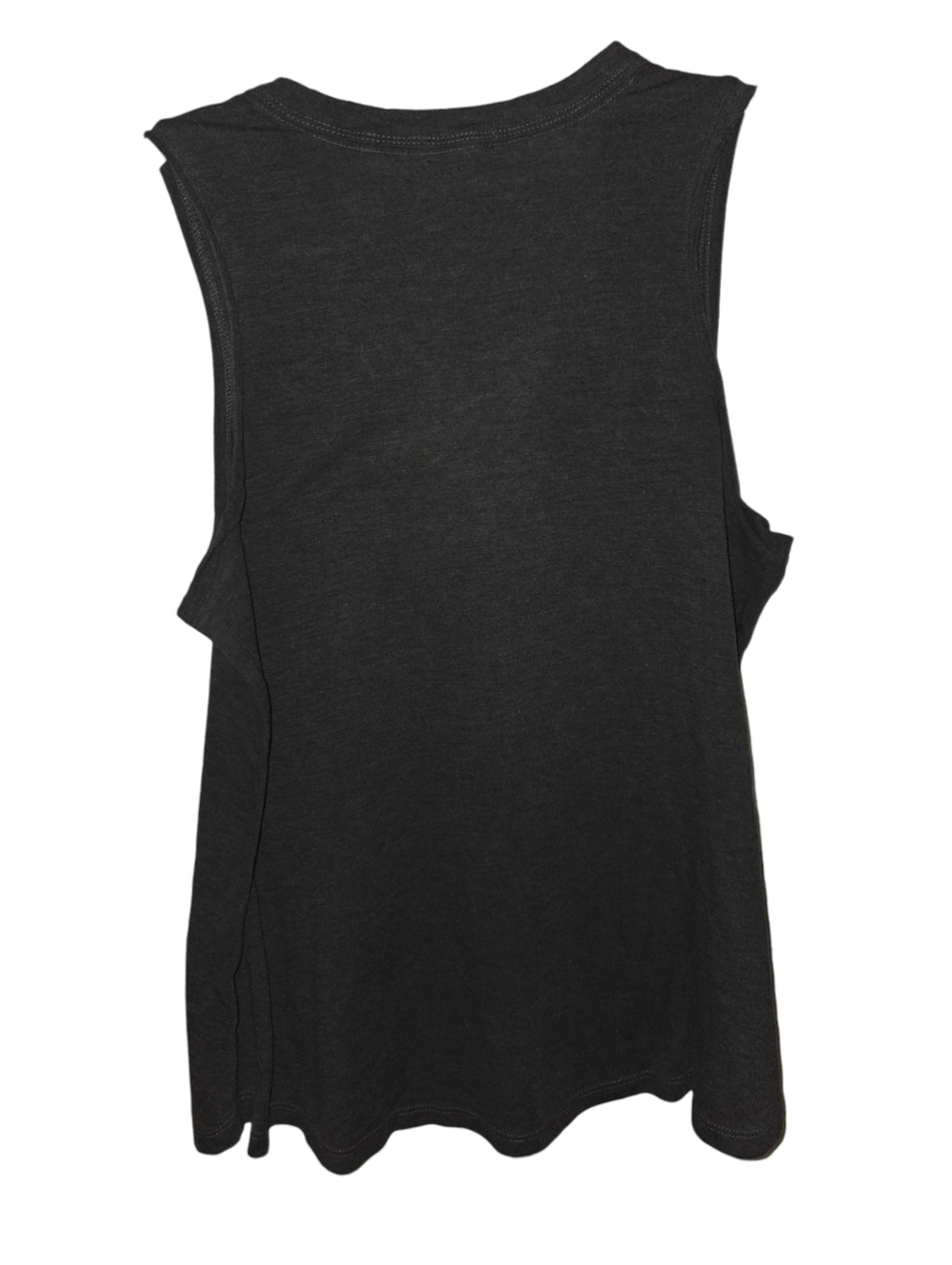 Good Vibes Charcoal Gray Athletic Casual Tank - Picture 3 of 10